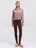 lululemon丨Fleece 女士運動(dòng)拉絨半拉鏈連帽衫 LW3IC9S 暮光玫瑰棕 M /8 曬單實(shí)拍圖