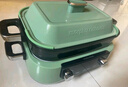摩飛電器（Morphyrichards）【國家補貼】二代多功能鍋 家用電火鍋電煮鍋電蒸鍋 5升分體式蒸煮一體不沾煎烤料理鍋MR9099綠 曬單實拍圖