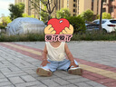 Cutelifeorigins系列冰氧兒童家居服 春夏速干舒適透氣睡衣T恤空調服套裝 鷺影白 背心 90 曬單實(shí)拍圖