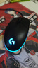 羅技（G）G102第二代游戲鼠標 RGB流光燈效鼠標 輕量化  游戲級8000DPI傳感器 黑色 200-8000DPI 曬單實(shí)拍圖