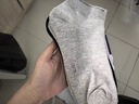 Lee dprre襪子男士夏季薄款透氣網(wǎng)眼中筒棉防臭吸汗運(yùn)動(dòng)短襪 黑色+白色+米色+淺灰+深灰 均碼 (純棉，眼透氣涼快) 曬單實(shí)拍圖