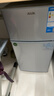 奧克斯小冰箱家用小型迷你冷藏冷凍兩用出租房宿舍用節能省電寢室辦公室電冰箱 【升級凈化去味】30A146DW銀【節能省電】 曬單實(shí)拍圖