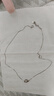 CHOMEL KINSEY環(huán)環(huán)相扣幾何項鏈女輕奢小眾設(shè)計高級鎖骨鏈送女友情人節(jié)七夕禮物 我和你項鏈 曬單實拍圖