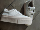 TOOMANYSHOES  【明星同款】 乖乖女厚底運(yùn)動(dòng)小白鞋增高曲奇餅干百搭休閑板鞋 白色 36 曬單實(shí)拍圖