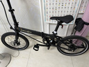 大行（DAHON）自行車20英寸20速超輕鋁合金碟剎成人單車KBA005 黑色BA款油碟 曬單實拍圖