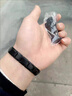 芯奢靜電手環(huán)男人體手鏈男士抗靜電神器釋放去除抗靜電冬季霸氣潮流 純黑款 曬單實(shí)拍圖