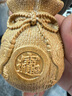金絲楠陰沉木福袋擺件手把件規(guī)格:5.5*4.6*3.6cm 曬單實拍圖