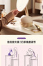 歌嵐gevilan 3D聯(lián)動(dòng)化妝鏡帶燈led補(bǔ)光美妝鏡子 七夕禮物情人節(jié)送女友老婆 桌面梳妝臺(tái)高清新婚梳妝鏡 奶昔白 曬單實(shí)拍圖