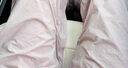 森馬【防曬UPF50+】休閑褲女涼感闊腿褲25夏季一褲兩穿褲子 橡皮粉61214【防曬UPF50+】 L 曬單實拍圖