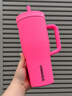 CORKCICLE.可密封吸管保溫杯高顏值大容量車載戶外不銹鋼水杯玫粉色650ml 曬單實(shí)拍圖