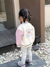 G.DUCKKIDS小黃鴨童裝女童外套春秋季新款兒童棒球服女寶寶秋裝開(kāi)衫夾克上衣 杏色 100 尺碼2~3歲【90-100cm】cm 曬單實(shí)拍圖