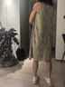 歌倩雅軒之婷【超柔軟】吊帶睡裙女夏款棉薄款甜美滿印郁金香睡衣裙子 D2366138 M 曬單實(shí)拍圖