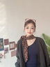 啄木鳥(niǎo)（TUCANO）絲巾女2025新款棕色波點(diǎn)長(cháng)條圍巾博主印花百搭配飾系脖綁發(fā)發(fā)帶咖啡色 曬單實(shí)拍圖