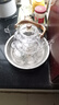 陸宴 京東快遞 煮茶壺玻璃茶具泡茶器電陶爐耐高溫過(guò)濾燒水家用提梁壺 一壺6杯 曬單實(shí)拍圖
