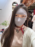 蕉下（beneunder）臉基尼女全臉?lè)罆襻t(yī)美面罩防紫外線口罩高顏值騎行面罩護(hù)臉深黛灰 曬單實(shí)拍圖