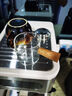 玻璃小奶盅帶刻度帶木手柄奶杯木柄奶盅司濃縮咖啡萃取量杯咖啡杯 雙嘴 曬單實(shí)拍圖