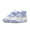 耐克女鞋 Air Jordan 4 AJ4 白藍(lán)海軍藍(lán)時(shí)尚復(fù)古籃球鞋時(shí)尚運(yùn)動(dòng)鞋 HV0823-100 37.5 曬單實(shí)拍圖