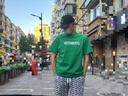 VETEMENTS25新款重磅榻榻米繡花純棉100%t短袖t恤男女士高檔輕奢 65352005 黑色 L 曬單實(shí)拍圖