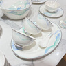 唐帕景德鎮(zhèn)高級(jí)餐具碗盤(pán)家用2024新款中式陶瓷高端碗碟套裝輕奢喬遷 38件套裝配太子煲 6人適用 曬單實(shí)拍圖