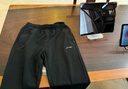 李寧（LI-NING）運(yùn)動(dòng)褲春秋新品男款平口長(zhǎng)褲氣寬松直筒休閑運(yùn)動(dòng)服跑步訓(xùn)練褲子 黑（平口-拉鏈款） L (175) 曬單實(shí)拍圖