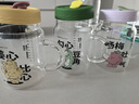 安買家用高硼硅耐熱玻璃杯850ml就你蔥明帶吸管水杯辦公杯學(xué)生杯S1906 曬單實(shí)拍圖