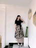 菲思蜜（Feisimi）輕奢品牌夏裝2026年新款連衣裙衣服女裝夏季氣質女神范夏天裙子 圖片色 L 曬單實拍圖