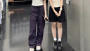 蕉內(nèi)【趙露思同款】涼皮505Cool Air女士工裝傘兵梨形神褲休閑闊腿 曬單實拍圖