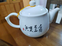 祥燕（xiangyan） 大容量家居茶壺帶過(guò)濾網(wǎng)1000ml辦公茶水壺大號(hào)泡茶壺青瓷冷水壺 蘭香 曬單實(shí)拍圖