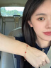 愛(ài)的約定輕奢四葉草銀手鏈女2025年新款高級小眾高端生日情人節禮物送女友 曬單實(shí)拍圖