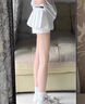 瑜尚臻品白色百褶裙女夏辣妹半身裙短裙裙褲高腰學(xué)院芭蕾裙半裙防走光裙子 花邊裙+腰帶【白色】 M 曬單實(shí)拍圖