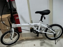大行（DAHON）KT610折疊自行車16英寸單速男女學(xué)生上班上學(xué)城市通勤單車 白色 曬單實(shí)拍圖
