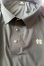 KOLON SPORT/可隆戶外短袖POLO 男士接觸涼感UPF50+多功能衫 LHPT5MN129-BK 黑色 XL180/100A 曬單實(shí)拍圖