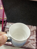 乾唐軒活瓷杯【送人禮物】雪晶釉馬克杯水杯茶杯陶瓷杯子送禮手工定制女 白/雪晶綠紫+碧璽釉（高杯） 曬單實拍圖