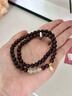 LANSILL小葉紫檀手串和田玉手鏈轉(zhuǎn)好運(yùn)珠檀木文玩佛珠多圈手鏈男女禮物 S1866小葉紫檀和田玉手鏈 曬單實(shí)拍圖