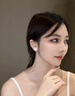 QUAMERAS&LA珍珠耳釘女純銀耳環(huán)2025新款輕奢高級感氣質(zhì)耳飾生日禮物女 白茉莉珍珠耳釘+輕奢禮盒 曬單實(shí)拍圖