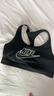 耐克（NIKE）女士運(yùn)動內(nèi)衣AS W NK SWSH MED 運(yùn)動服FB4081-010 黑色 M 曬單實拍圖