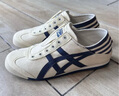 Onitsuka Tiger鬼塚虎帆布一腳蹬懶人鞋  男女款休閑鞋 MEXICO 66? PARATY 白色(1183C316-100) 38 曬單實(shí)拍圖