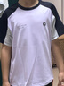 羅蒙兒童短袖速干t恤涼感男童夏季新款半袖女童戶(hù)外運動(dòng)上衣 紫色130 曬單實(shí)拍圖