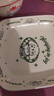 奶油修狗一人食餐具四件套高顏值釉下彩陶瓷泡面碗手柄碗飯碗勺筷 奶油旺（手柄盤(pán)） 1件套 曬單實(shí)拍圖