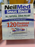 NeilMed 成人洗鼻鹽電動洗鼻器手動生理鹽水專用鹽無碘平衡鹽120包 曬單實拍圖
