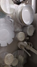 宅美品景德鎮(zhèn)高檔餐具套裝中式骨瓷碗碟套裝家用碗盤喬遷釉下彩禮物灰色 江山如畫-配煲皮箱裝 68頭 曬單實(shí)拍圖