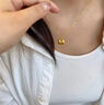 寶慶銀樓黃金吊墜女足金胖福小金坨金項(xiàng)鏈小胖福送女友寶寶爸媽生日禮物 足金吊墜 約0.53g【贈銀鏈/配繩+禮盒】 曬單實(shí)拍圖