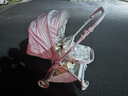 紐貝耳newber嬰兒車嬰兒推車換向推車可坐可躺0-3歲用可折疊高景觀 米灰【推桿+360°座椅換向】 曬單實(shí)拍圖