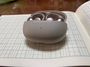 韶音（SHOKZ）OpenDots ONE動(dòng)鈦圈開(kāi)放式藍牙耳機耳夾式耳機藍牙跑步運動(dòng)無(wú)線(xiàn)E310 星際白 曬單實(shí)拍圖