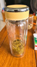 希諾（HEENOOR） 抗菌玻璃杯女士雙層水杯隔熱便攜簡(jiǎn)約透明家用帶濾網(wǎng)泡茶花茶杯 黃色270ml 曬單實(shí)拍圖
