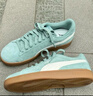 彪馬（PUMA）經(jīng)典復古休閑薄底板鞋男女百搭防滑運動(dòng)鞋 SMASH 390984 海洋玻璃色-暖白-樹(shù)膠色-29 37.5 曬單實(shí)拍圖