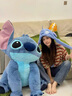 Disney開(kāi)市客超大號史迪奇公仔史迪仔玩偶costco代購巨型毛絨玩具 史迪奇大號 含150*180毛毯 代購 順豐快遞，送貨上門(mén) 曬單實(shí)拍圖