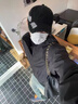 靖颯美式飛行員夾克男秋季短款立領棒球服cleanfit百搭正肩休閑外套潮 黑色 XL 曬單實拍圖