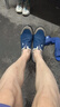代爾塔(Deltaplus)夏季透氣勞保鞋男松緊輕便鋼包頭防砸防穿刺防靜電301216工作安全鞋 301216藍(lán)色(防砸+防刺+防靜電) 42 曬單實(shí)拍圖