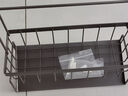 優(yōu)勤（YOUQIN）廚房瀝水架置物架水龍頭水池籃水槽用品洗碗鋼絲球收納抹布架 槍灰色-斜坡瀝水籃【加高雙桿】 曬單實(shí)拍圖